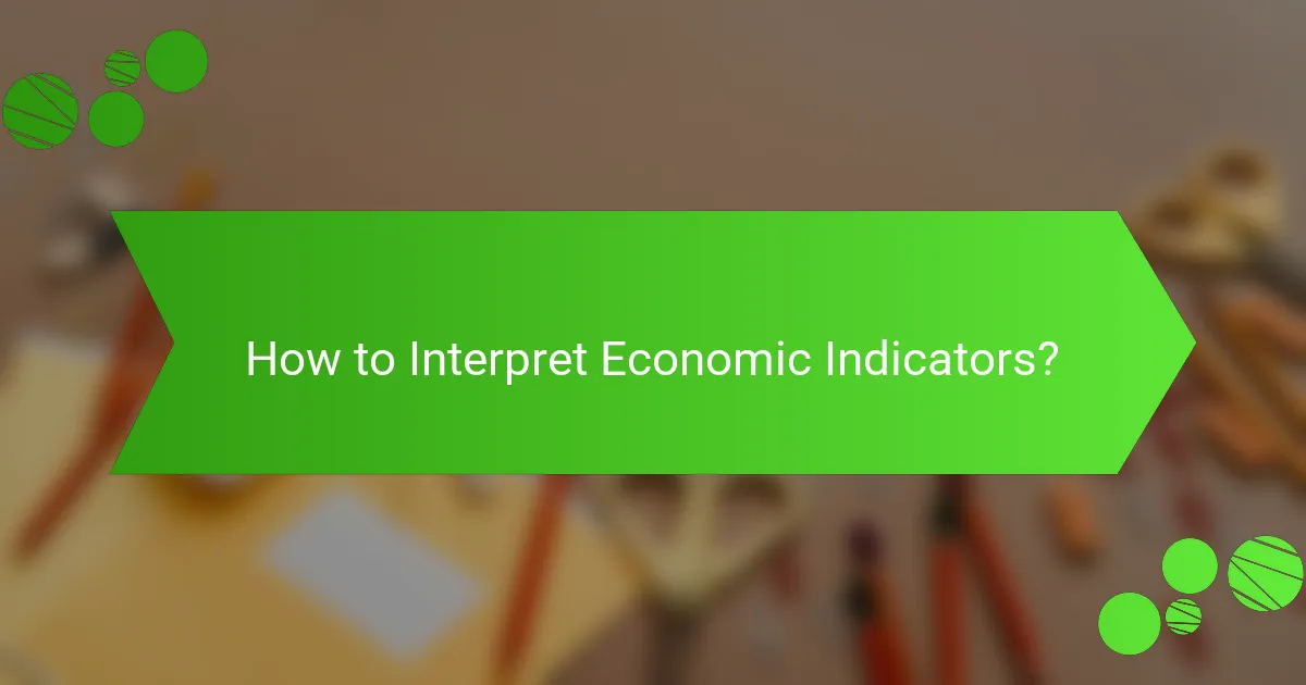How to Interpret Economic Indicators?